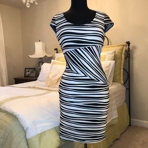 Frank Lyman Black and White Dress